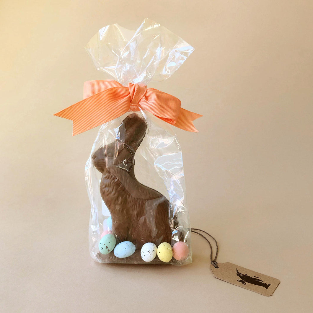 Milk Chocolate Bunny with Truffle Eggs - Food - pucciManuli