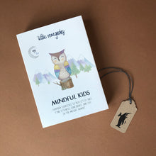 Load image into Gallery viewer, mindful-kids-card-box-with-owl-and-mountain-illustration