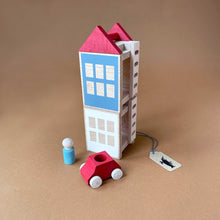 Load image into Gallery viewer, mini-lubu-town-summerville-wooden-building-set-and-car