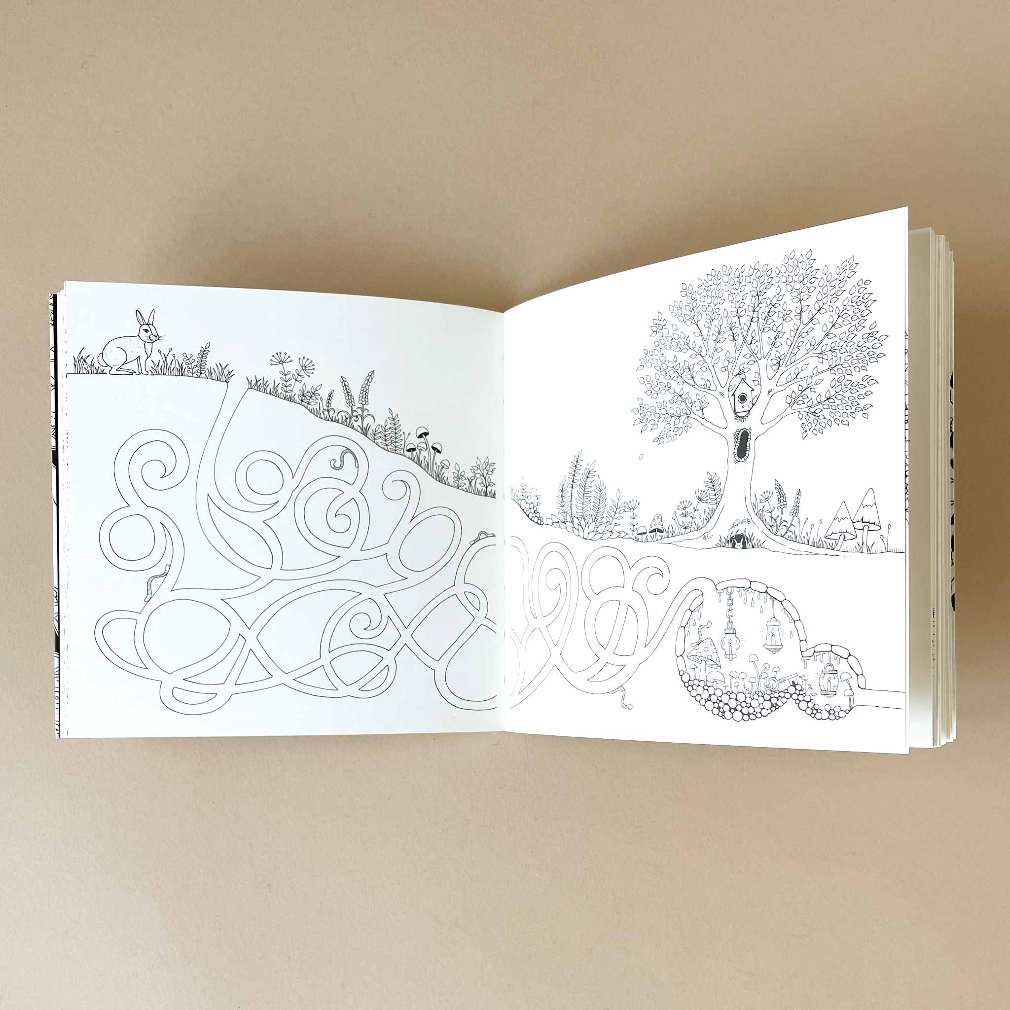 Miniature Enchanted Forest Coloring Book - Arts & Crafts - pucciManuli