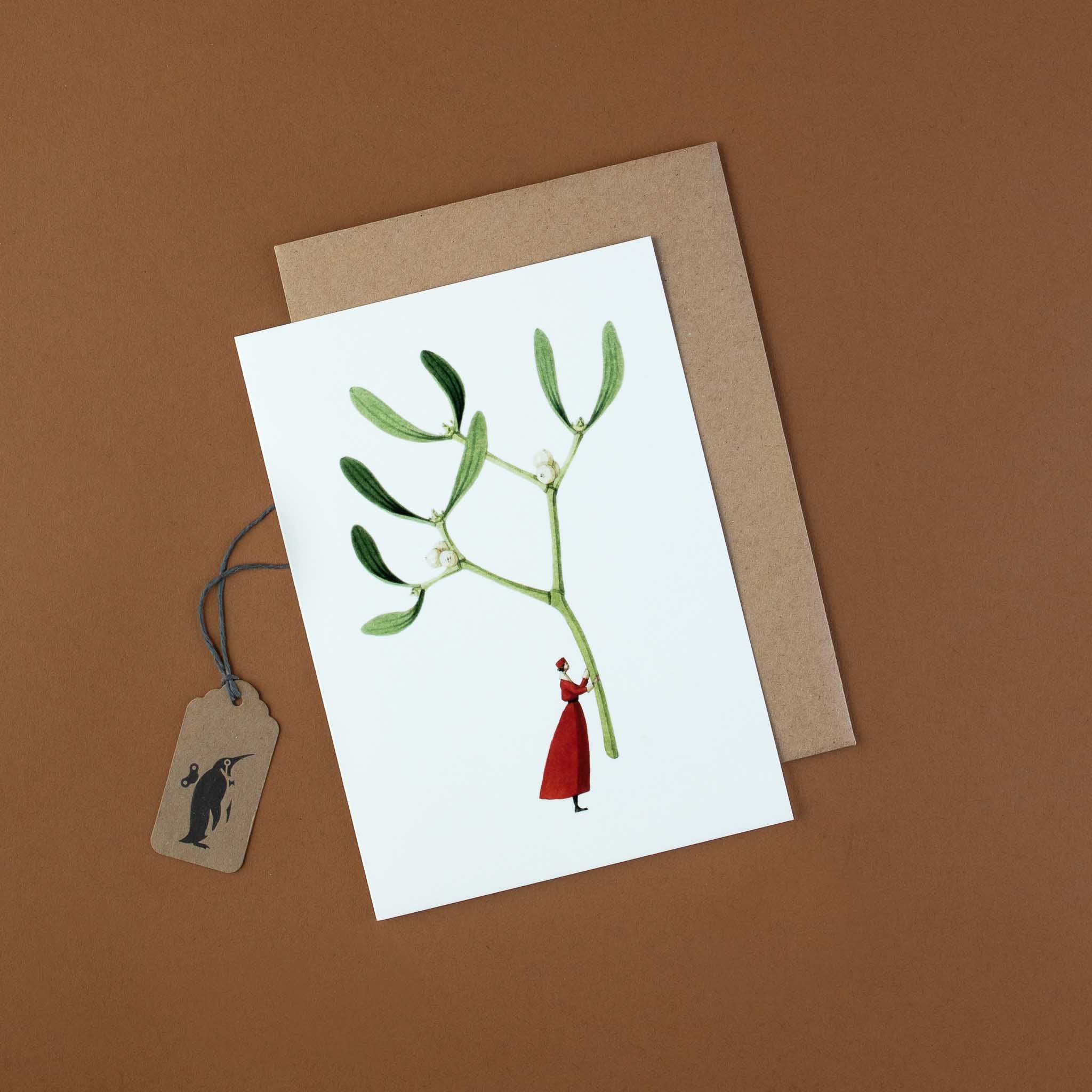 Mistletoe Greeting Card