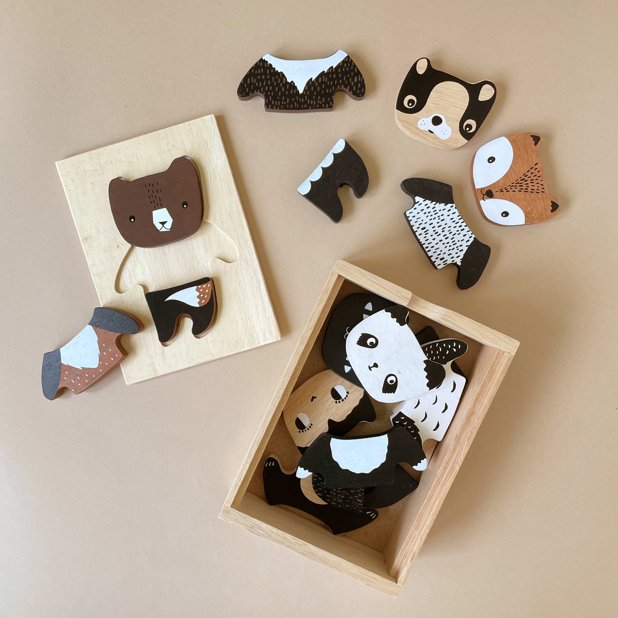 Mix & Match Animal Tiles - Baby (Toys) - pucciManuli