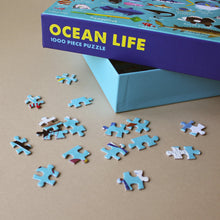 Load image into Gallery viewer, ocean-life-fish-puzzle-pieces