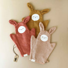 Load image into Gallery viewer, Organic Cotton Bamboo Bunny Bath Mitt Set | Flower Garden - Baby (Accessories) - pucciManuli