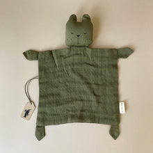 Load image into Gallery viewer, Organic Cotton Cuddle Bear | Olive - Baby (Lovies/Swaddles) - pucciManuli