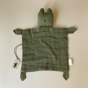 Organic Cotton Cuddle Bear | Olive - Baby (Lovies/Swaddles) - pucciManuli