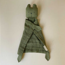 Load image into Gallery viewer, Organic Cotton Cuddle Bear | Olive - Baby (Lovies/Swaddles) - pucciManuli