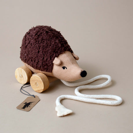 organic-cotton-hedgehog-pull-along-toy-on-wooden-wheels