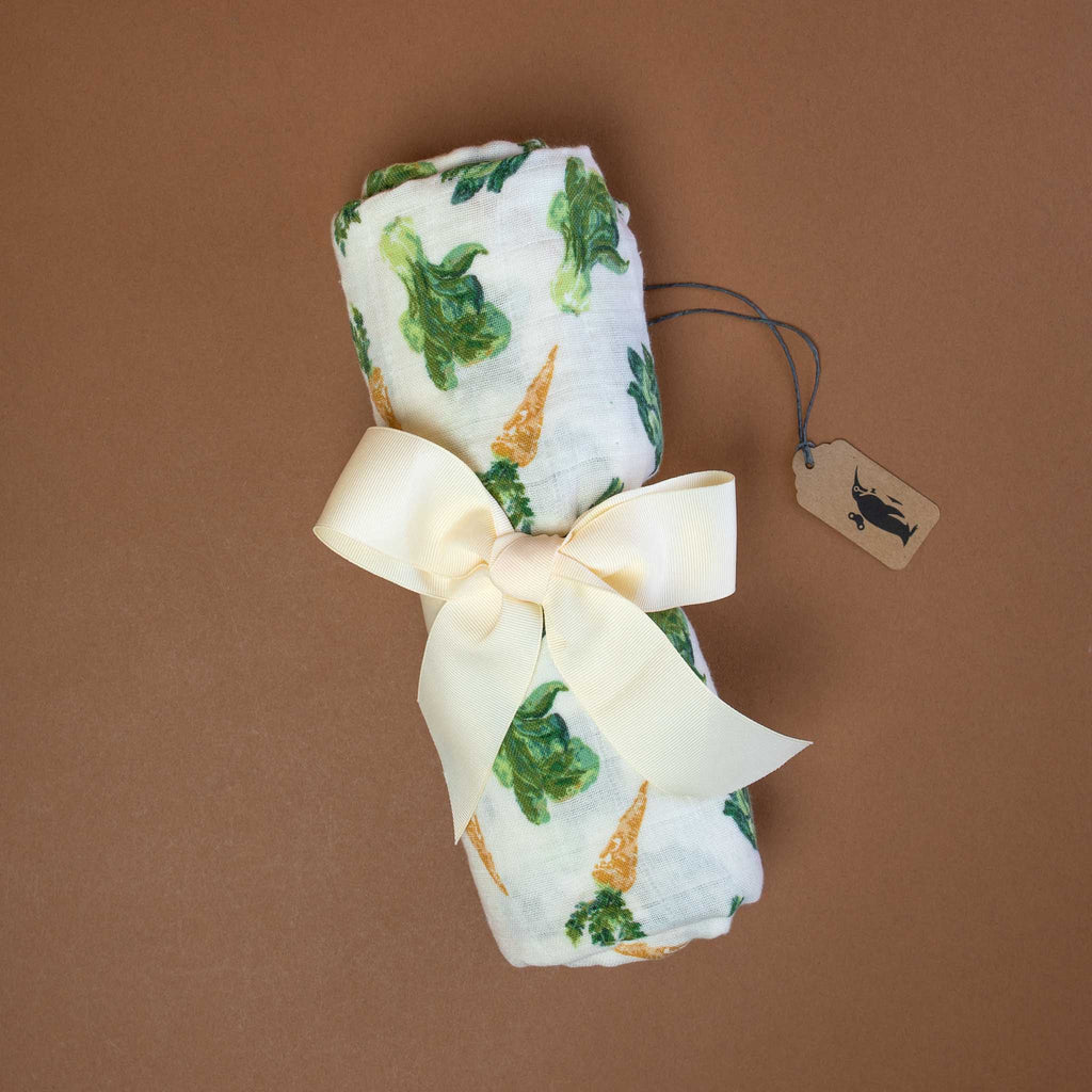 Organic Cotton Swaddle | Veggies