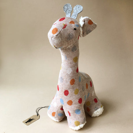 giraffe-stuffed-animal-grey-with-colorful-polka-spots
