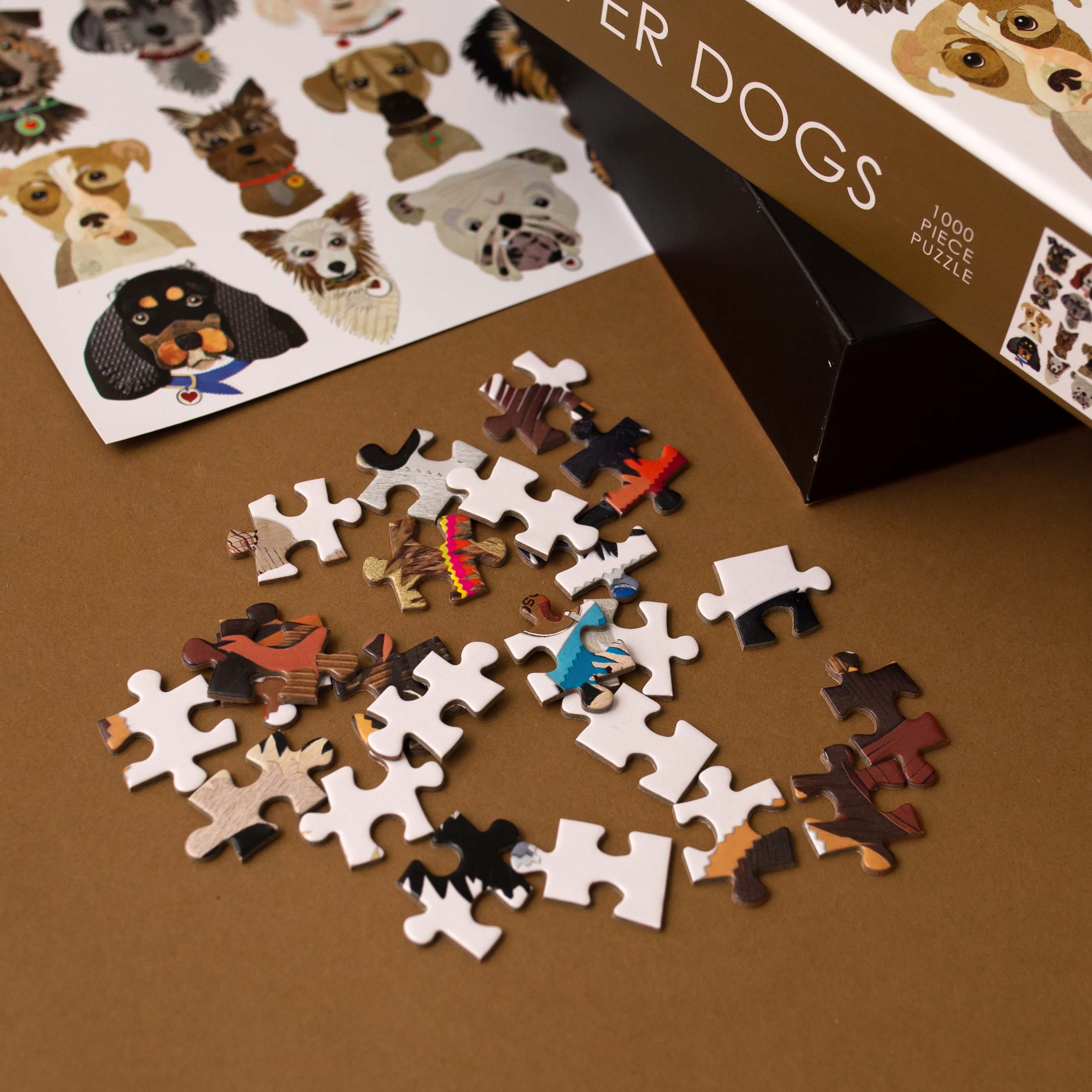 Paper Dogs 1000pc Puzzle - Puzzles - pucciManuli