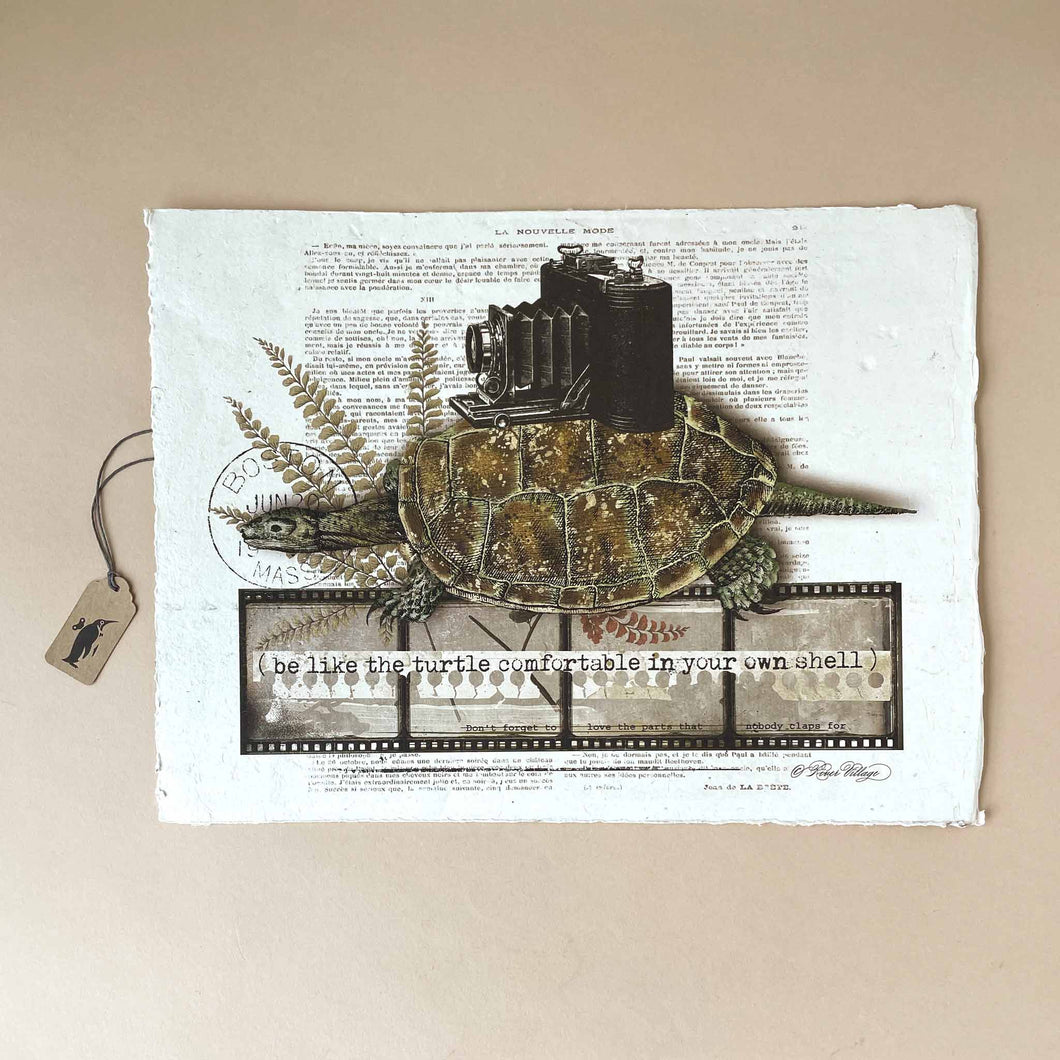 Paper Print | Be Like The Turtle - Home Decor - pucciManuli
