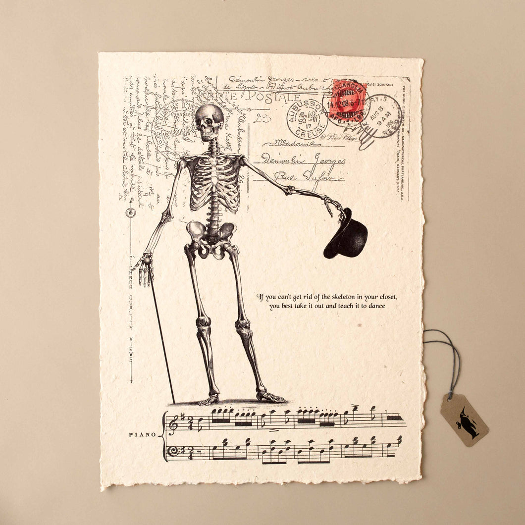 Paper Print | Dancing Skeletons - Home Decor - pucciManuli