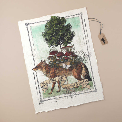 fox-with-mushroom-forest-on-back-standing-above-quote-ribbon