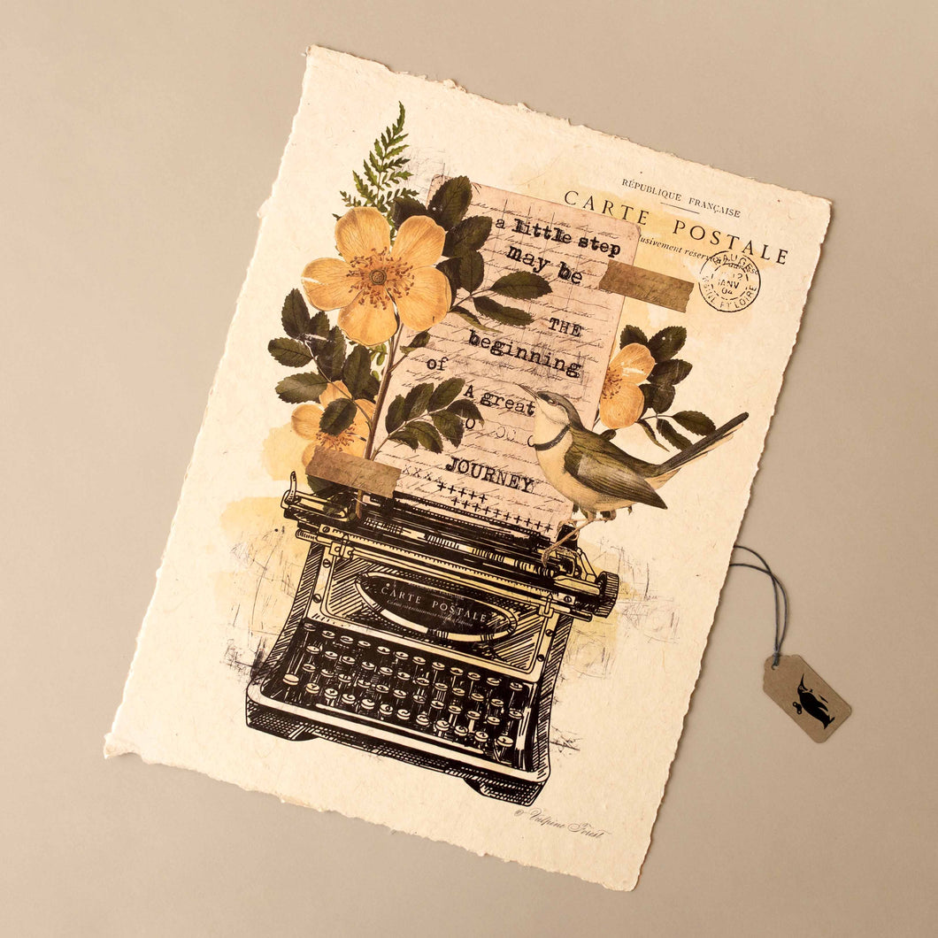 typewriter-with-quote-on-paper-flowers-and-birds-surrounding