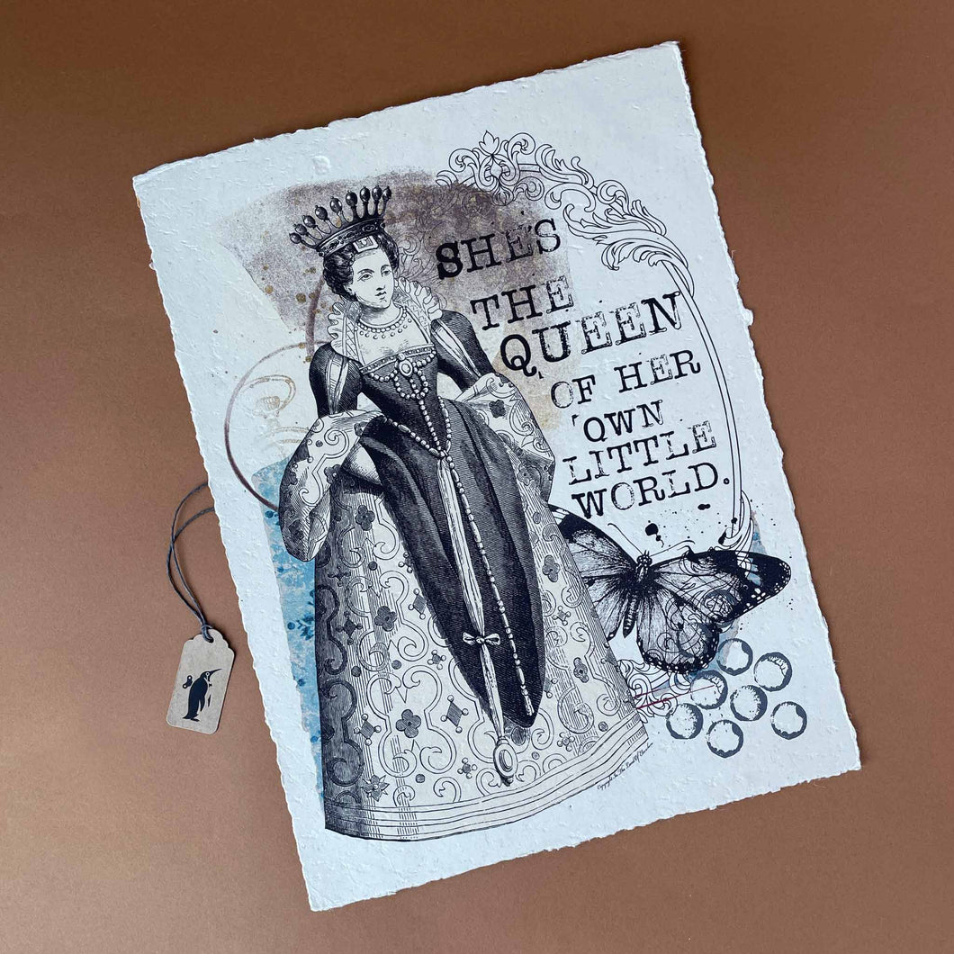 Paper Print | She's the Queen - Home Decor - pucciManuli
