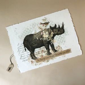 the-stronger-you-become-the-gentler-you-will-be-paper-print-with-illustrated-rhino-and-flowers