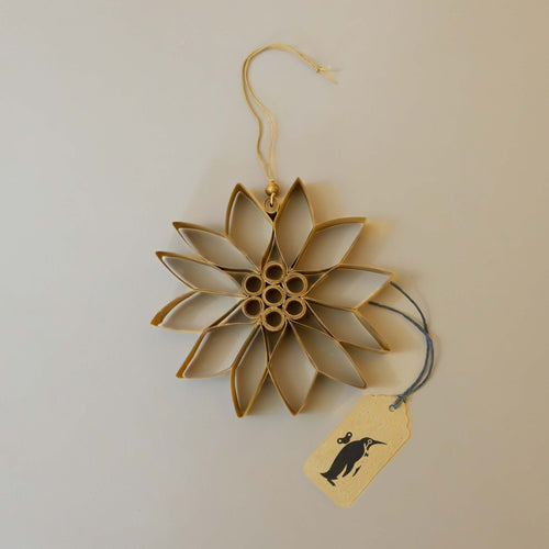    paper-yule-ornament-brown-snowflake