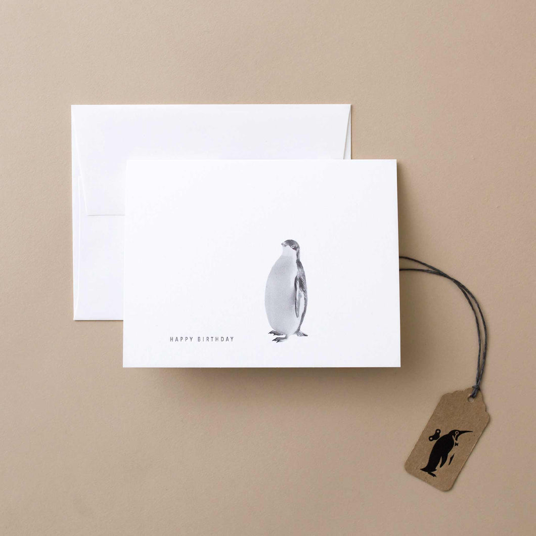 greeting-card-with-happy-brithday-text-and-penguin-on-white-background