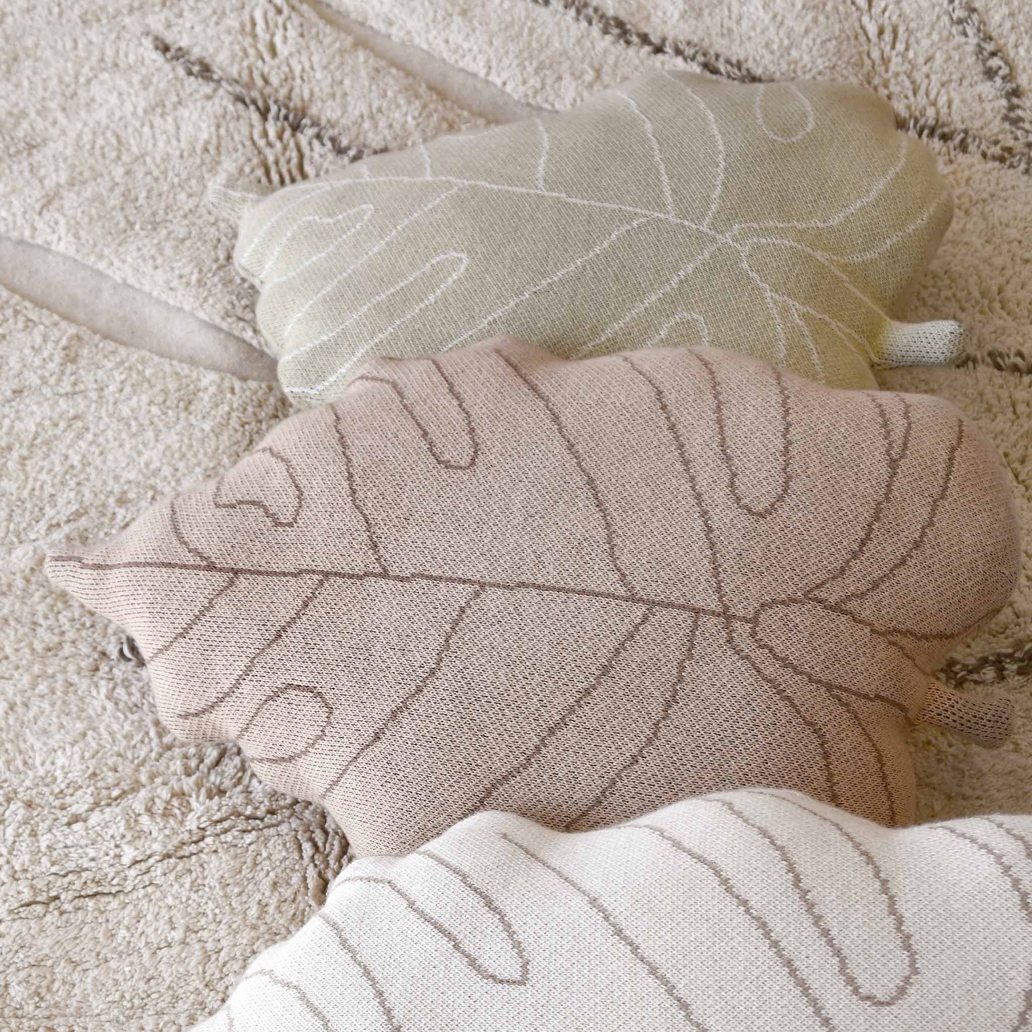 Petite Leaf Pillow | Rose - Pillows - pucciManuli