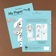Load image into Gallery viewer, Phoebe Paper Doll Coloring Kit - Arts &amp; Crafts - pucciManuli