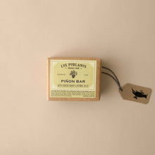 Load image into Gallery viewer, pinon-bar-soap-in-green-packaging