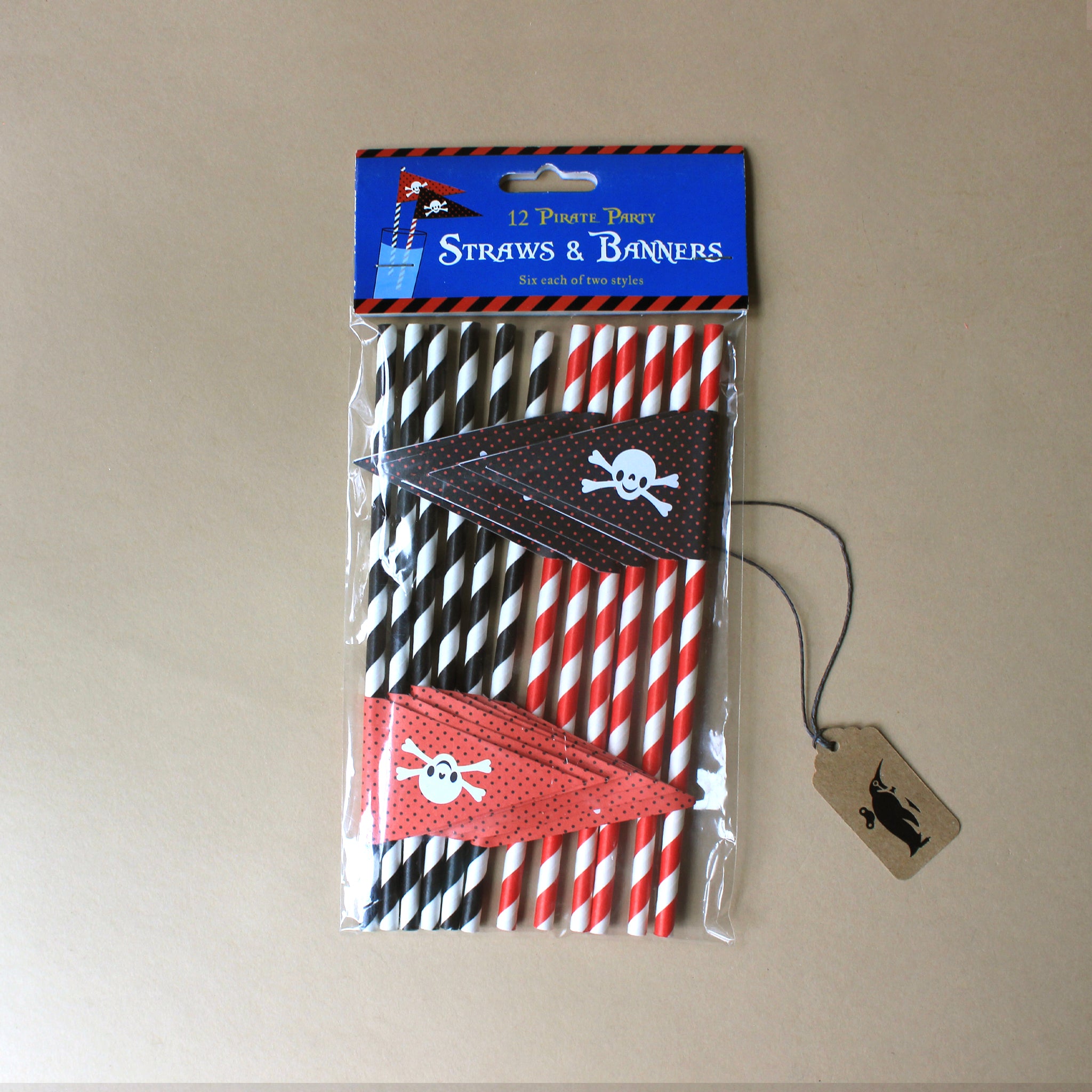 striped-straws-with-skull-and-crossbone-pennants