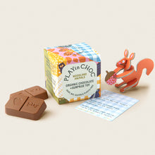 Load image into Gallery viewer, built-paper-craft-squirrel-unwrapped-chocolates-on-display