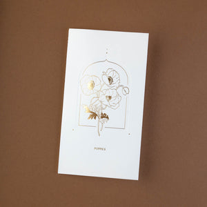 poppies-pop-up-greeting-card-front-with-gold-foil-on-white
