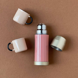 Pretend Play Accessories | Thermos & Cups - Coral - Dolls & Doll Accessories - pucciManuli