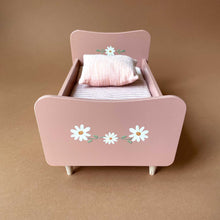 Load image into Gallery viewer, Pretend Play Furniture | Mini Wooden Bed - Rose - Dolls &amp; Doll Accessories - pucciManuli