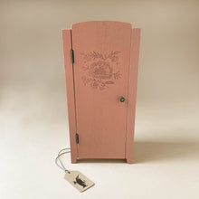 Load image into Gallery viewer, mini-vintage-closet-dusty-rose-with-floral-carving