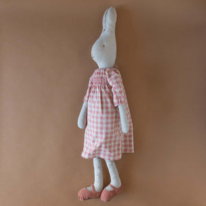 side-view-of-size-5-rabbit-in-rose-gingham-dress