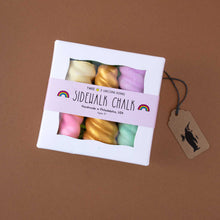 Load image into Gallery viewer, Rainbow Unicorn Sidewalk Chalk in box