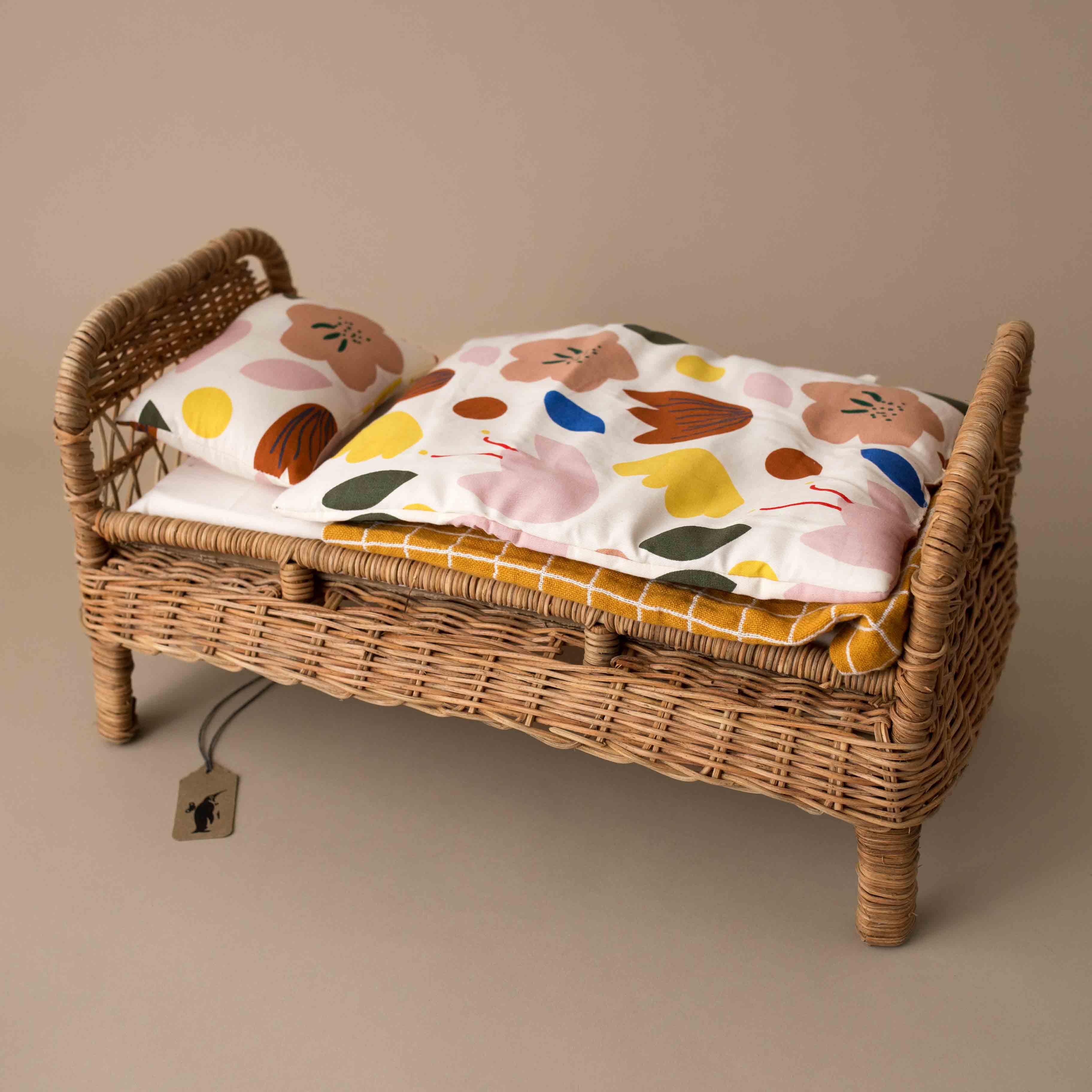 Rattan Doll Bed Set - Dolls & Doll Accessories - pucciManuli