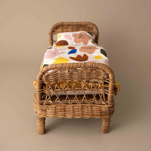 Load image into Gallery viewer, Rattan Doll Bed Set - Dolls &amp; Doll Accessories - pucciManuli