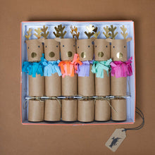 Load image into Gallery viewer, reindeer-fringe-christmas-crackers