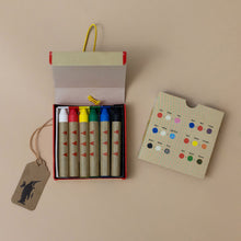 Load image into Gallery viewer, Buttery Soft Rice Wax Art Crayons | 6 Colors