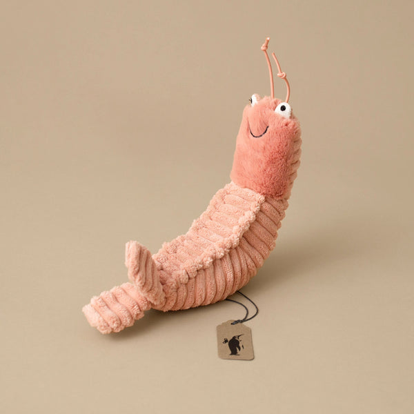 Jellycat Sheldon Shrimp Pink 22 cm - Rocket Toys