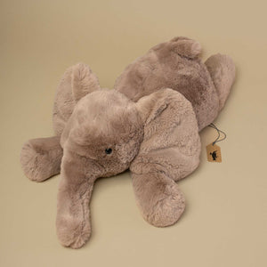 grey-large-smudge-elephant-stuffed-animal-laying-down