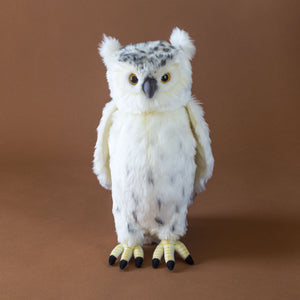 snowy-owl-realistic-stuffed-animal-front-view