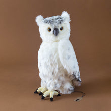 Load image into Gallery viewer, snowy-owl-realistic-stuffed-animal