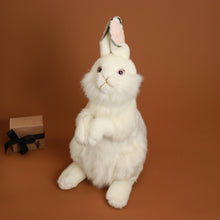 Load image into Gallery viewer, standing-white-rabbit-life-like-stuffed-animal-toy