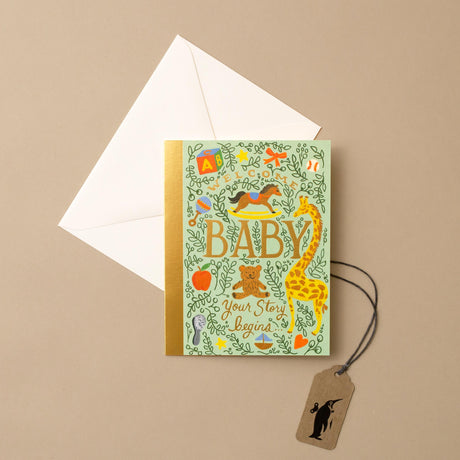 Storybook Baby Greeting Card - Greeting Cards - pucciManuli