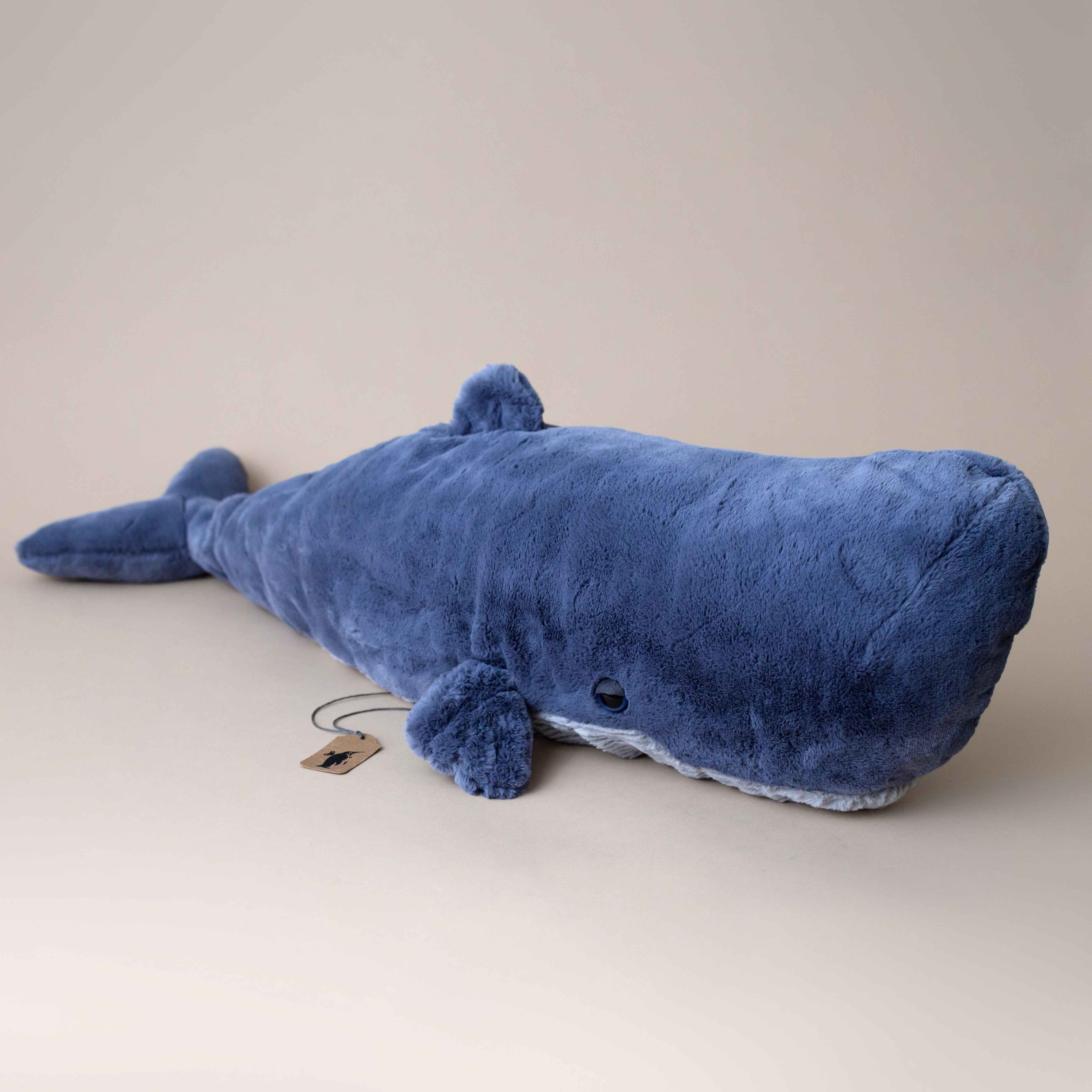 Big whale, sperm whale, cuddly hot toy