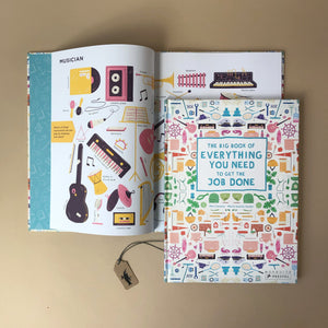 the-big-book-of-everything-you-need-to-get-the-job-done-cover-and-open-page-showing-instruments