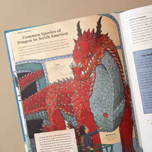 Load image into Gallery viewer, The-dragon-ark-inside-page-illustrated-red-spiney-dragon