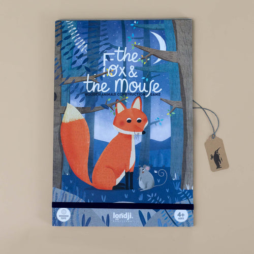 the-fox-and-the-mouse-creation-game-box-over-with-a-fox-and-a-mouse-in-the-night-time-forest