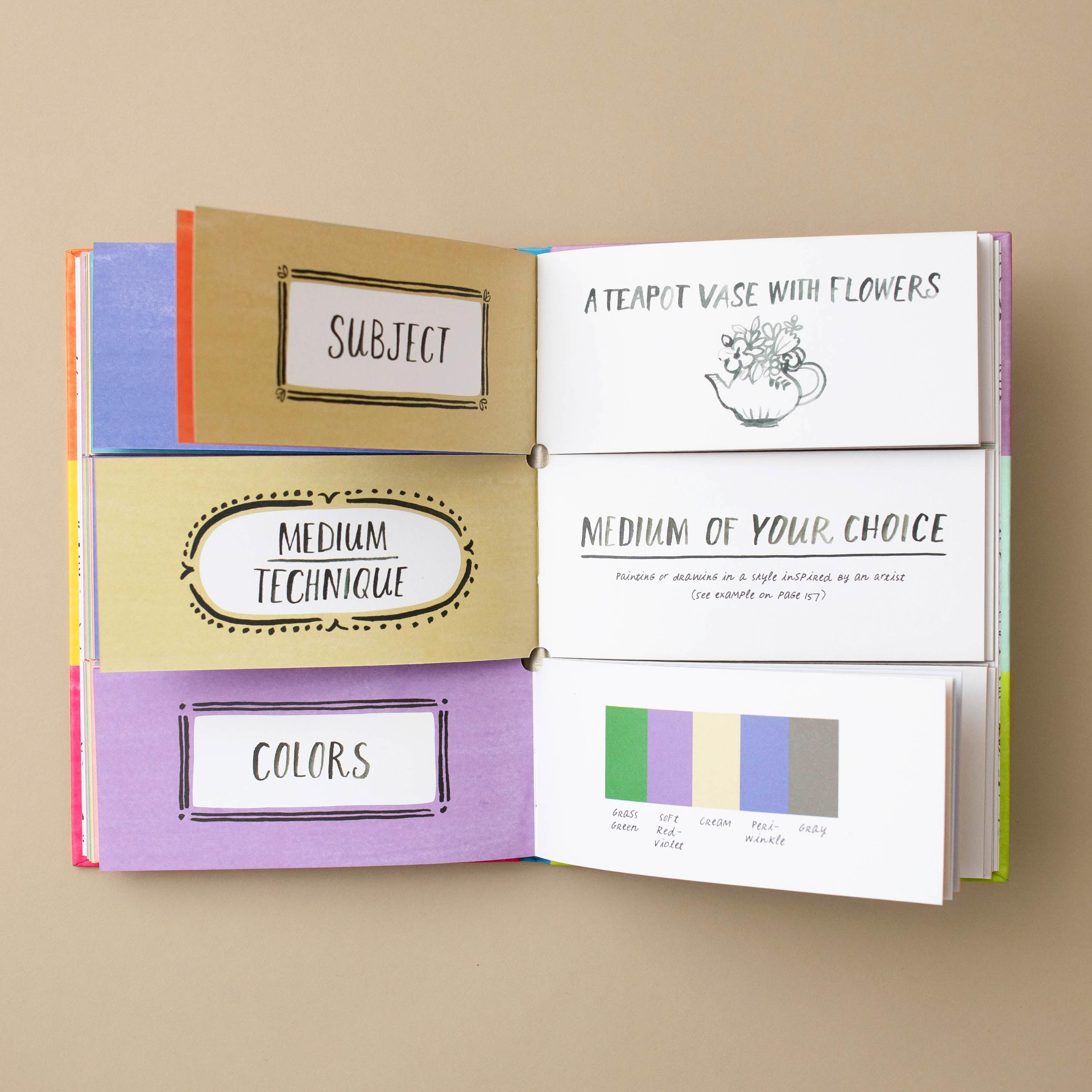 The Sketchbook Idea Generator - Arts & Crafts - pucciManuli