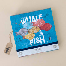 Load image into Gallery viewer,  the-whale-and-the-fish-game-box-with-a-school-of-fish